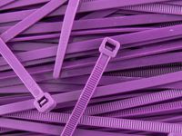 8 Inch Purple Intermediate Nylon Zip Tie - 100 Pack