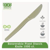 Eco-Products Plant Starch Knife, Cream - Includes 1000 per case.
