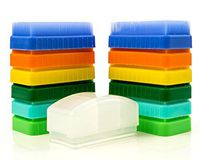 Sensory OT Brushes Colorful 12-Pack + 1 Removable Handle for Wilbarger Brushing Protocol (BPA, Phthalate, Latex-Free)