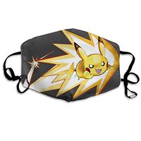 SSUJ7 Pikachu Electricidad Men Women Adjustable Earloop Mouth Guard Anti-Dust Washable Reusable Mouth Guard for Kids Teens Adults Anti Pollution,Anti-smog