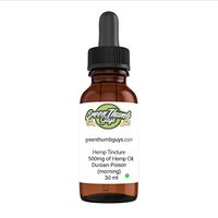 Green Thumb Guys 30 ML Durban Poison Hemp Oil Tincture - Relieves Stress, Helps Create Healthy Sleep Patterns, and soothes achy Muscles