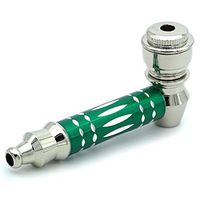 Portable Creative Mini Alloy Tool with Lid, Ten Stainless Steel Mesh Filters (Green)