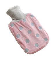 Hot Water Bottle Filling Water Plush Rubber Warm Water Bag #7