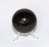 Shungite Shungit Sphere 50mm with Stand