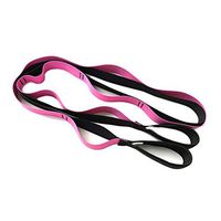 general3 SKDK Stretch Band Rope Latex Rubber Arm Resistance Fitness Strap for Exercise Pilates Yoga for Men Women (Pink)