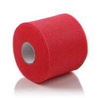 Bulk Pro-Grade Pre Wrap - Perfect for Taping, Headbands, and Hairbands - 12 Pack (Red)