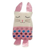 1L Hot Water Bottle Classic Premium Hot Rubber Bag with Soft Cover (Pink Cat)