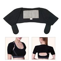 Unisex Pain Relieve Self Heating Shoulder Brace Support Tourmaline Moxibustion Shoulder Pads Protective Health Care,L