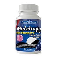 Pharma Natural - Melatonin 3 mg with Vitamin B-6 - Supports The Body's Natural Sleep Cycle - 60 Tablets