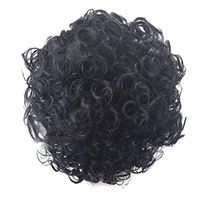 Meidexian888 Short Wavy Curly Wigs,Black Women Natural Sexy Short Wavy Curly Synthetic Wig Fsahion Parting Wigs
