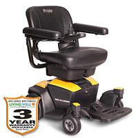 Pride Go-Chair Travel Power Wheelchair w/Avail ext warr incl Batteries (Citrine Yellow)