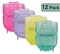 1InTheOffice Cubicle Clips, Assorted Colors,"12 Pack"