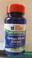 GNP Ginkgo Biloba 30 Mg Capsules 50ct
