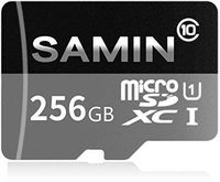 SAMIN Micro SD SDXC Card 256GB High Speed Class 10 Micro SD Memory Card With Micro SD Adapter
