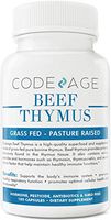 Codeage Glandular Thymus Extract, Grass Fed Natural Raw Thymus Supplement, Supports Immune, Histamine and Allergy Health, 3000mg per Servings, 180 Capsules