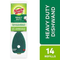 Scotch-Brite Heavy Duty Dishwand Refill, Keeps Hands Out of The Mess, 14 Refills