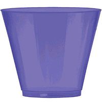 Amscan New Purple Plastic Cups Big Party Pack, 9 Oz., 72 Ct.