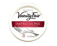 Dixie Vanity Fair Plates, 7 Inches, 20 ct
