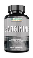 L-Arginine Supplement 60 Veggie Capsules - Supports Cardiovascular Health - Supports Blood Flow & Muscles
