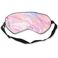 COLOMAKE Chic Pink Marble Texture Sleep Eye Mask for Men Women Sleeping Mask & Blindfold Block Out Light Soft Comfort Eye Shade Cover for Yoga Meditation