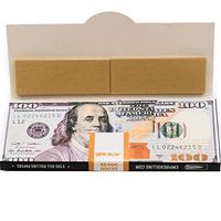 EMPIRE ROLLING - 1 Wallet $100 Bill Rolling Paper (20 Papers) - King Size Benny 1 3/4 Inches | Made from Pure All Natural Ingredients | Premium Quality Paper, Organic, 100% Vegan, Non-GMO, Unbleached