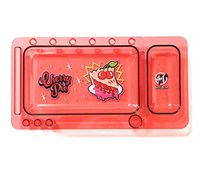 Skunk Brand Rolling Tray - 12.5"x6.5" / Assorted Designs (Cherry Pie)