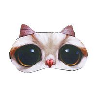 WWCY - Cute 3D Animal Sleep Mask Cat Dog Eye Mask Eyeshade for Kids Girls Women Adults (Ragdoll)