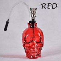 Skull Glass Hookah (Red)