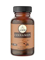 Naturevibe Botanicals Ceylon Cinnamon Capsules, Ultra-Premium –100% Organic Ceylon Cinnamon Powder, 1000mg Per Serving | 120 Veg Capsules | Gluten Free