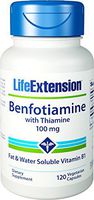Life Extension - Benfotiamine with Thiamine - 100 Mg - 120 Caps (Pack of 3)