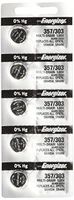 Energizer 357/303 Zero Mercury Batteries , 12 Pack