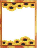 Sunflower Clusters Stationery Printer Paper 26 Sheets