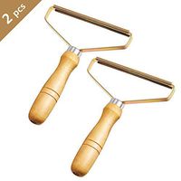 Portable Lint Remover Clothes Fuzz Shaver Reusable Double Sided Lint Remover Travel Brush for Removing Lint Dust in Clothes and Furniture (2packs)