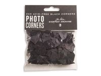 JOHN PORTER 02-100 ACID-FRE BLACK PHOTO CORNERS 240 PCS
