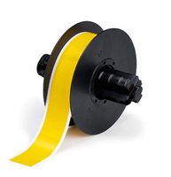 Brady B30C-1125-581-YL 100' Length x 1.125" Width, B-581 Repositional Vinyl, Yellow BBP31 Film