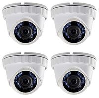(4X) CMHT2122-28 HD-Tvi 2.1MP 1080P 2.8mm Smart IR LED 65ft Security Camera