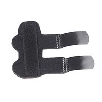 HEALIFTY Adjustable Finger Support Splint Finger Protector Brace Finger Corrector(Black)