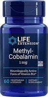 Life Extension Methylcobalamin 1mg, 60 Vegetarian Lozenges
