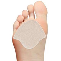 Steins 1/4” Adhesive Felt Metatarsal-Sesamoid #105 Foot Pads, Reduces Pain and Pressure on Ball of Foot, Promotes Healing of Metatarsalgia and High Arches, Left, 100 Count