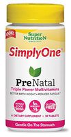 SuperNutrition, SimplyOne Multi-Vitamin for PreNatal, One/Day Tablets, 30 Day Supply