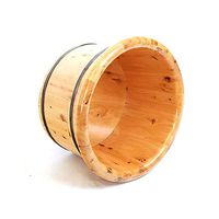 Foot Tub, Foot Spa Wooden Tub, Foot Bucket, Bilateral Household Small Wooden Barrel, Cypress Wood Pedicure Bucket