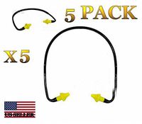 5 PACK EAR PLUGS U-BAND SHOOTING FIRING RANGE HEARING NOISE PROTECTION BUDS