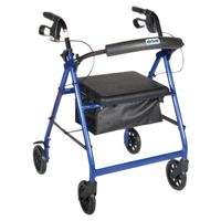 4-Wheel Rollator, Blue - With Loop Brake - 1 Each/Each - 43-2150