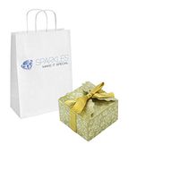 Sparkles Make It Special 50-pcs Medium Ribbon Favor Candy Boxes Wedding Gift Candy Boxes Gold