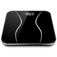 BTYAY High Precision Digital Electronic Scales for Body Weight Bathroom Scale with Large Backlit Display, Most Accurate Weighing Scale (Color : Black)