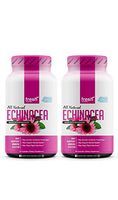 Echinacea - (2 Pack) Strongest DNA Verified - Healthy Immune System, Physical & Mental Health, Potent Strength for Winter Conditions - Pain Reliever, Anxiety, Depression, Fight Infections - Vegan Safe