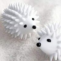Mini Magical Laundry Ball for Washing Machine Tumble Clothes Dryer or Massage - Cute Animal Shape Hedgehog Dryer Ball - Also Toy for Kids