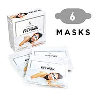 Juve Naturals Premium Self-Heating Steam Eye Mask for Dry Eyes, Eye Fatigue, 6 Masks, Natural Sleep Aid, Anti-Dark Circles, Fine Lines, Crow's Feet, Jet Lag, Insomnia (Unscented Steam Therapy)