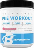Bodybuilding Signature Pre Workout Powder | CARNOSYN, L-LEUCINE, L-CITRULLINE | Increases Focus, Fuels Performance | Watermelon Lime, 30 Servings