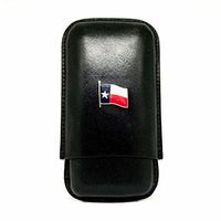 Texas Flag 3-Finger Cigar Case – Leather Cigar Case – Cigar Cutters by Jim